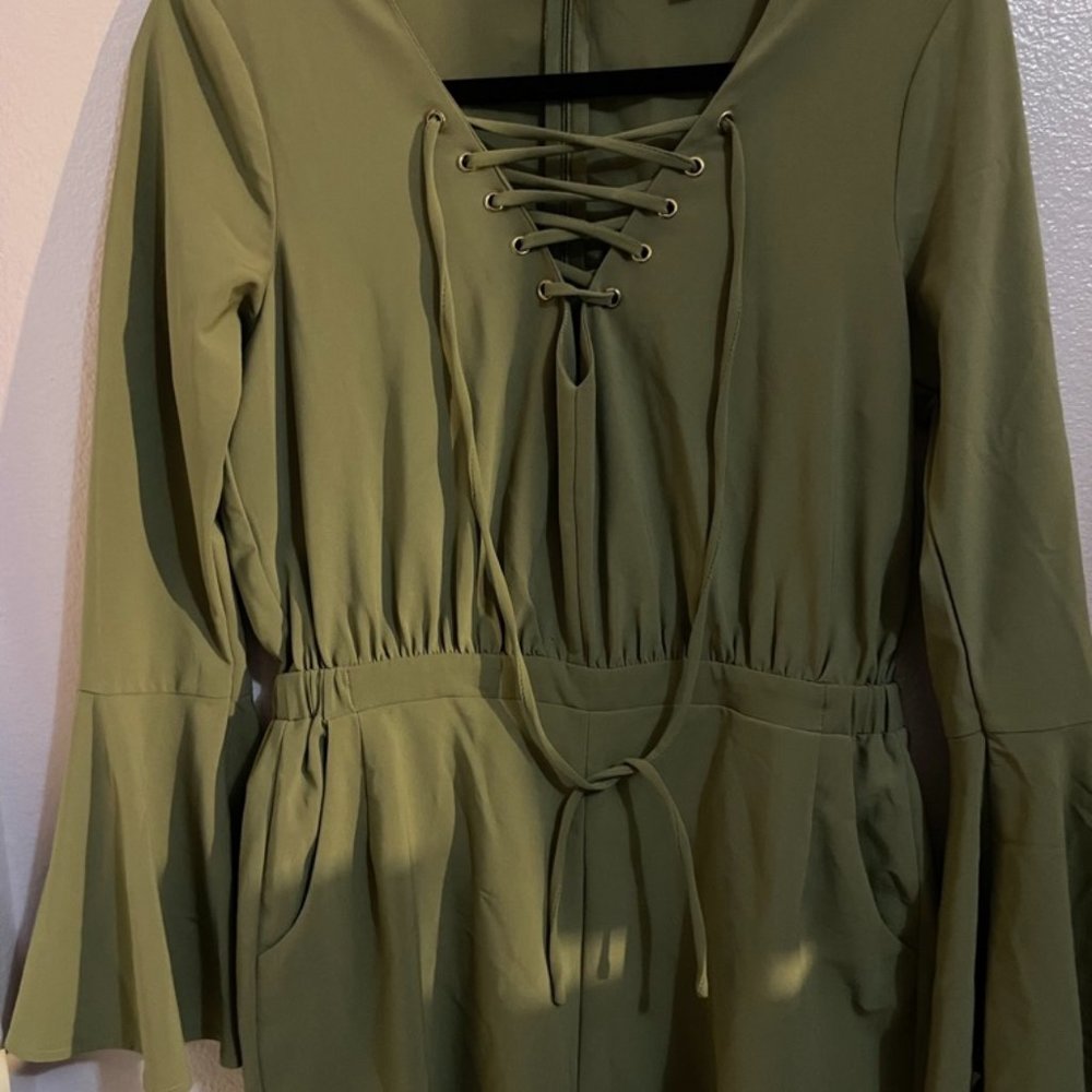 Papaya Bell Sleeve Romper